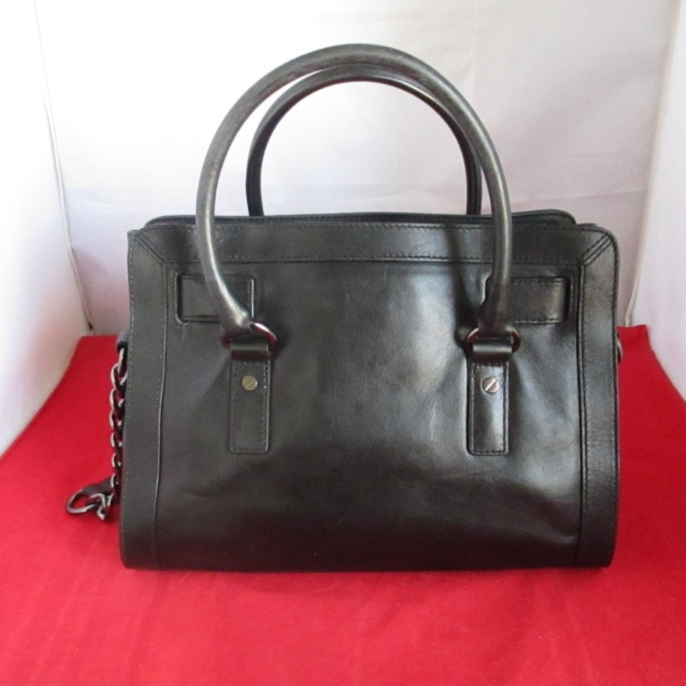 Michael Kors Hamilton Micro Stud E / W Satchel $398 Black #026 - Picture 13 of 15